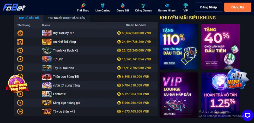 Trò Chơi Jackpot Nổi Bật rr99